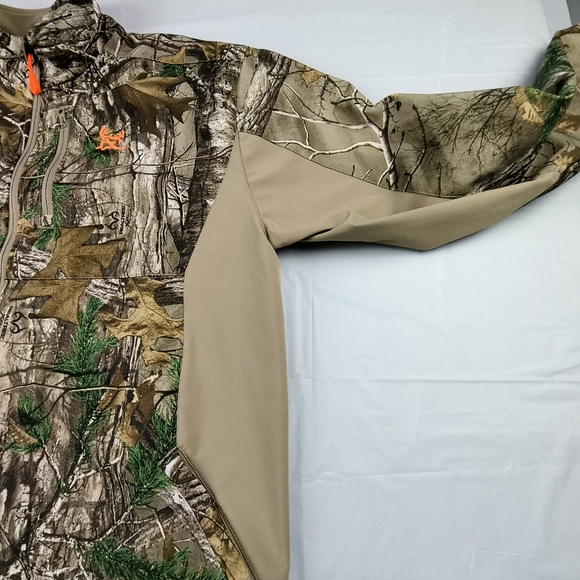 RealTree Xtra Camo Jacket Adult 2XL Softshell Full Zip Fleece Lined Hunting - Picture 7 of 14